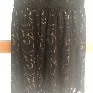 Anna sui designers dress black lace